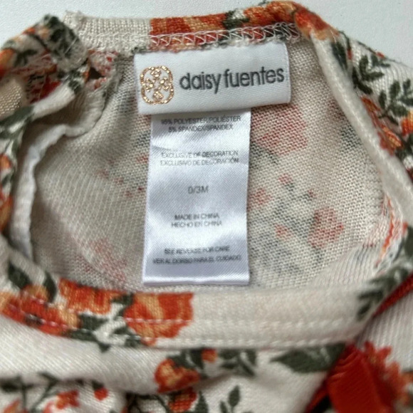 Daisy Fuentes Infant Dress 0-3M - Floral & Adorable - Picture 4 of 5